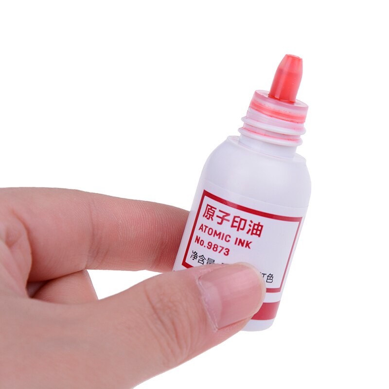 10ml Nachfüllen Tinte Stempel Pad Wasserdichte dauerhaft verrotten Nützliche Werkzeug 1Pc