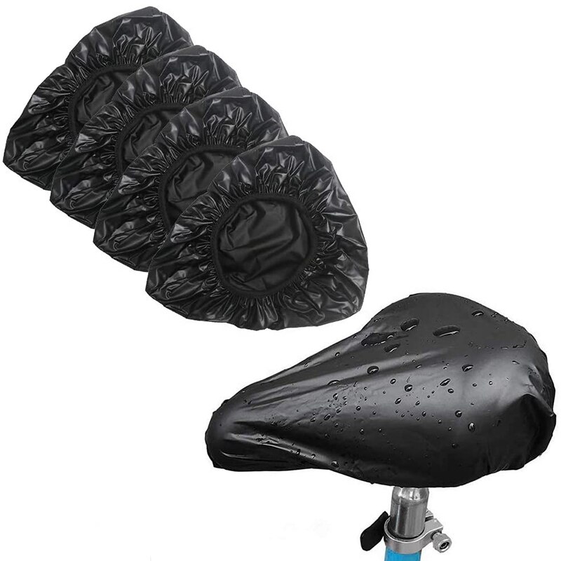 Vattentätt skydd för cykelsadel, regnskydd för cykelstol, snö-, regn- och dammbeständigt (8 förpackningar)