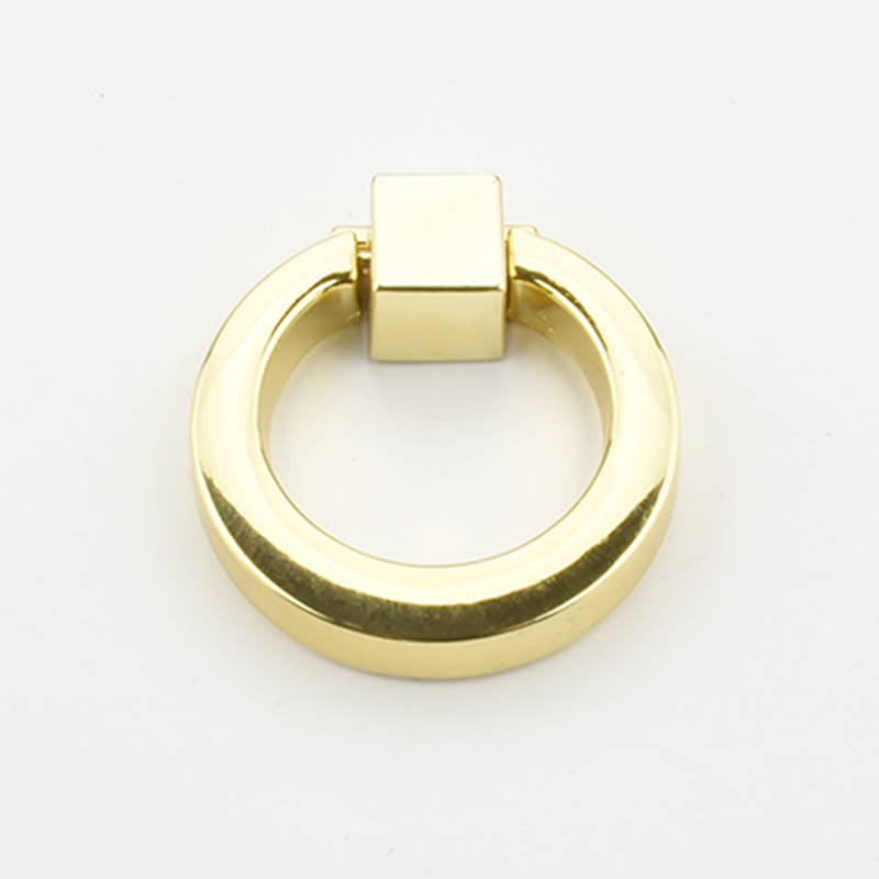 40mm runde türgriffe, farben gold, silber, schwarz, ring aus zinklegierung, für möbel, schubladen und schränke: Schwarz