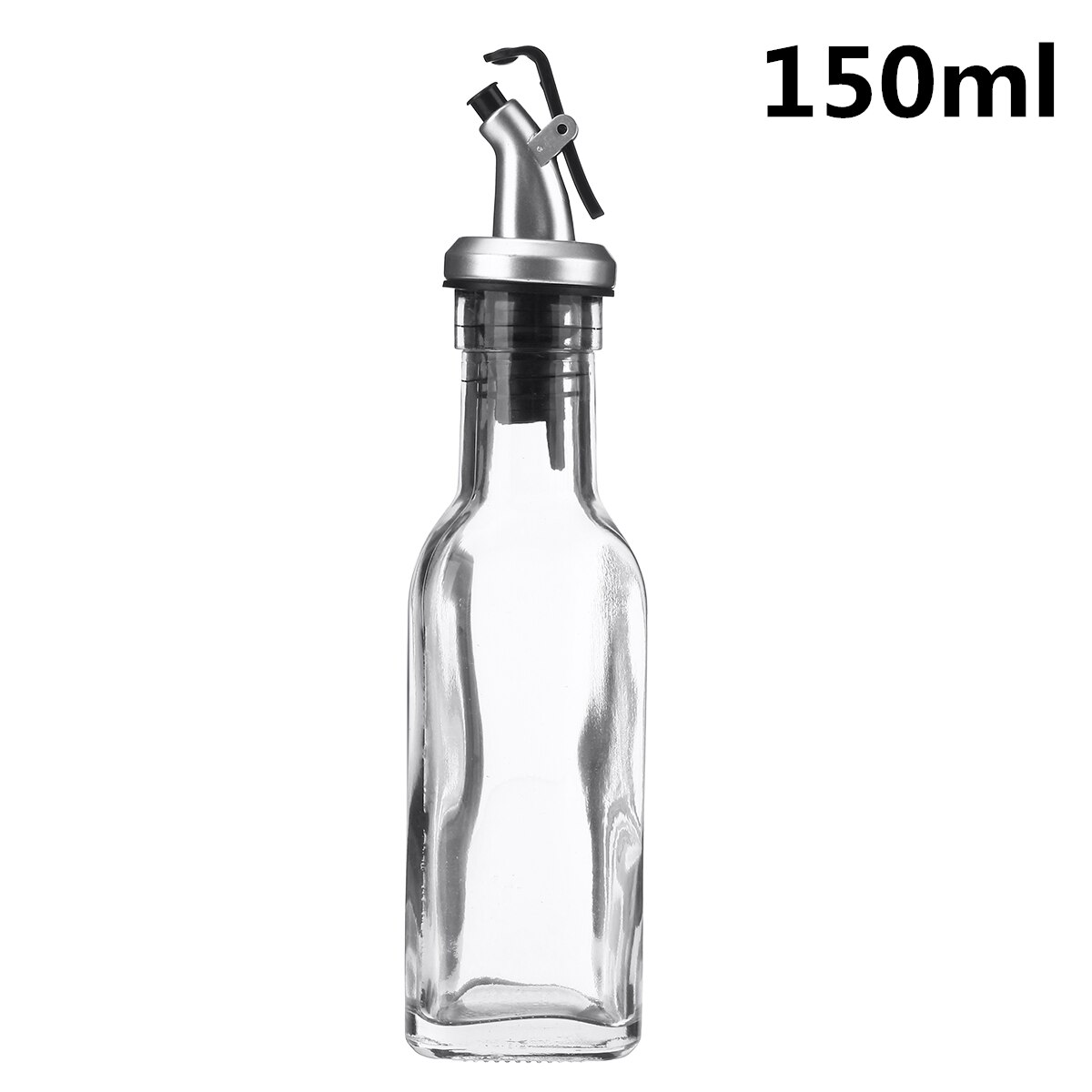 150/250/500ML Transparent Glass Oil Bottle Sauce Bottle Glass Storage Bottles for Soy Sauce Vinegar Oil Kitchen Tool Accessories: 150ml