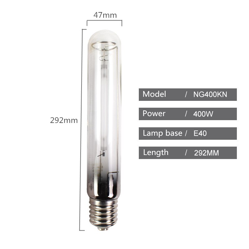 Lampe à Sodium haute pression pour culture de plantes, ampoule jaune haute efficacité 220V E27 E40 70W 100W 250w 400w 1000w: 400W  (E40)