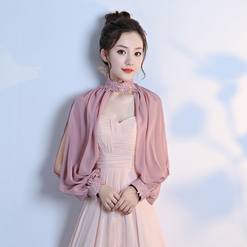 Veste de mariée en dentelle, 9 couleurs, enveloppes d&#39;été pour femmes, manteau de Mariage, châle , veste de soirée, Cape: As picture1