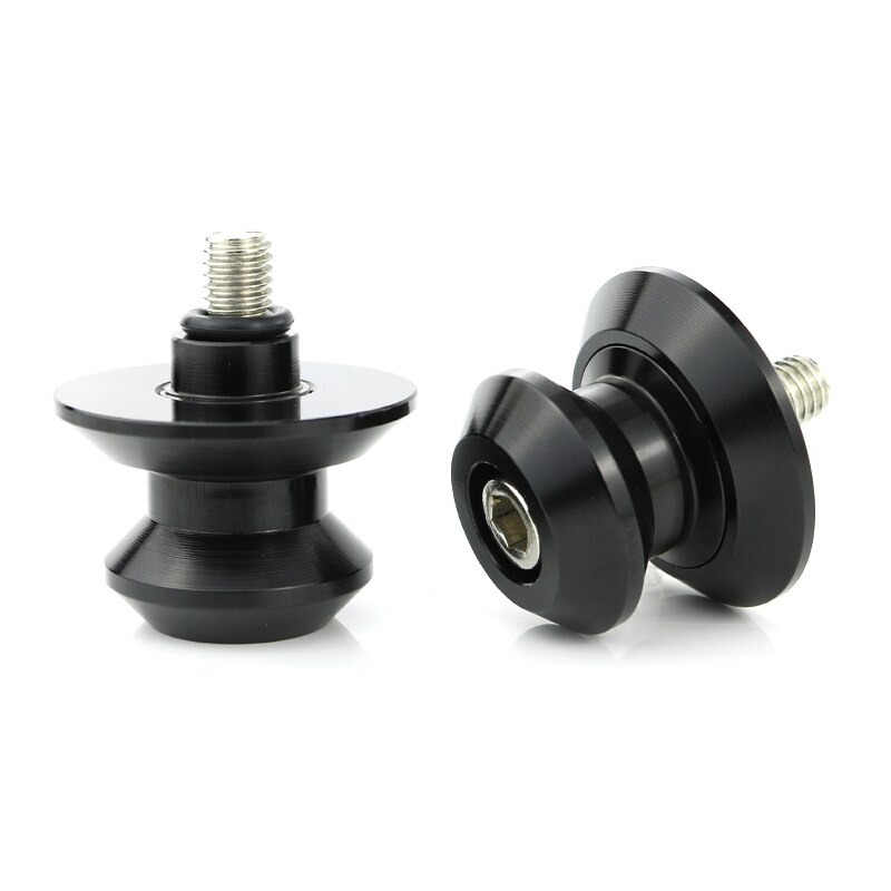 Voor Yamaha YZF-R1 R6 MT01 MT-01 MT03 MT-03 MT-125 MT-25 Motorfiets Aluminium Swingarm Stand Spoelen Spoelen Slider: black