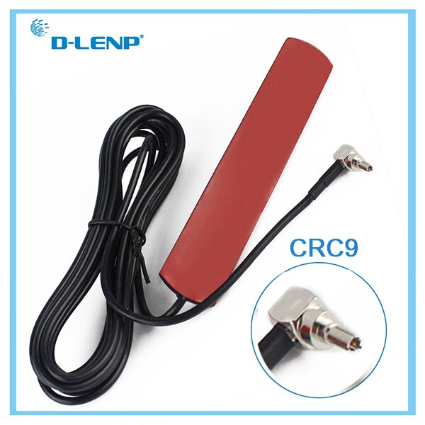 Dlenp 3dbi GSM Antenna with SMA Male/ TS9/ CRC9 Connector GSM Aerial RG174 With 2.5M Length Cable: CRC9