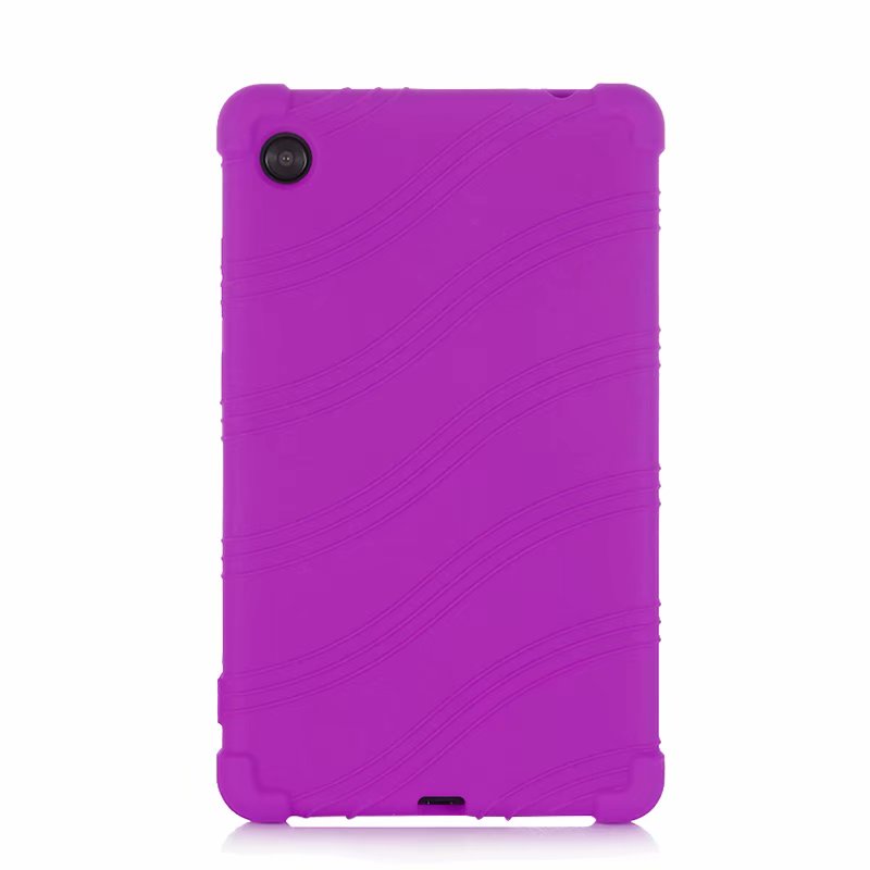 Silikondeksel for lenovo tab  m7 myk silikonveske tb -7305f ss -7305i ss -7305n ss -7305x støtsikker skallhud: Lilla