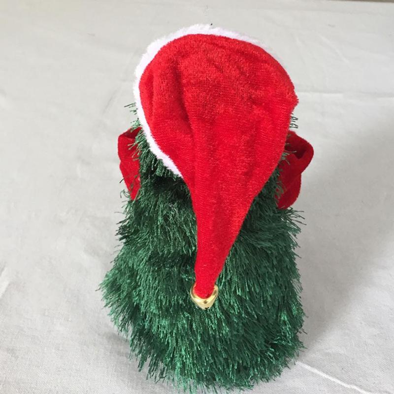 Electric Santa Claus Rotation Toy Home Ornament Xmas Party DIY Crafts Christmas Decor For House Christmas Toys for Kids