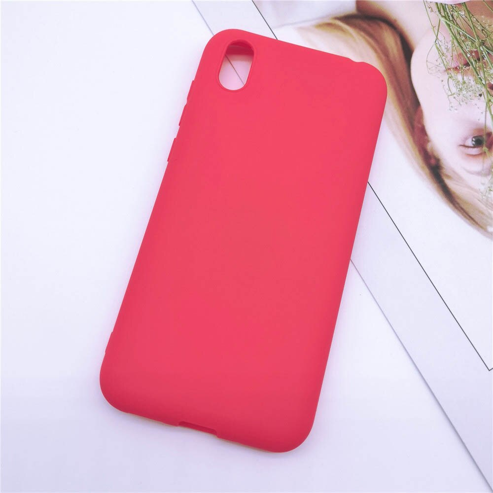 Voor Cover Huawei Y5 Case Voor Huawei Honor 8S Ksa-lx9 Case Silicone Soft Funda Telefoon Case Voor Huawei y5 5y Y 5 AMN-LX9: For Honor 8S / Red