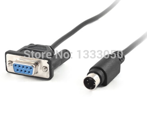 8.2 Ft 4P Mini Din to RS422 PLC Programming Cable for Fatek FBS/EasyView MT6000