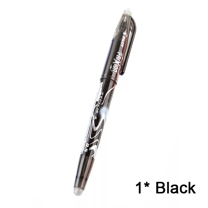 Pilot Frixion LFB-20EF-B Colors Erasable Marker Gel Ink Pen Medium Tip 0.5 mm for Elfinbook [More option]: 1 Black