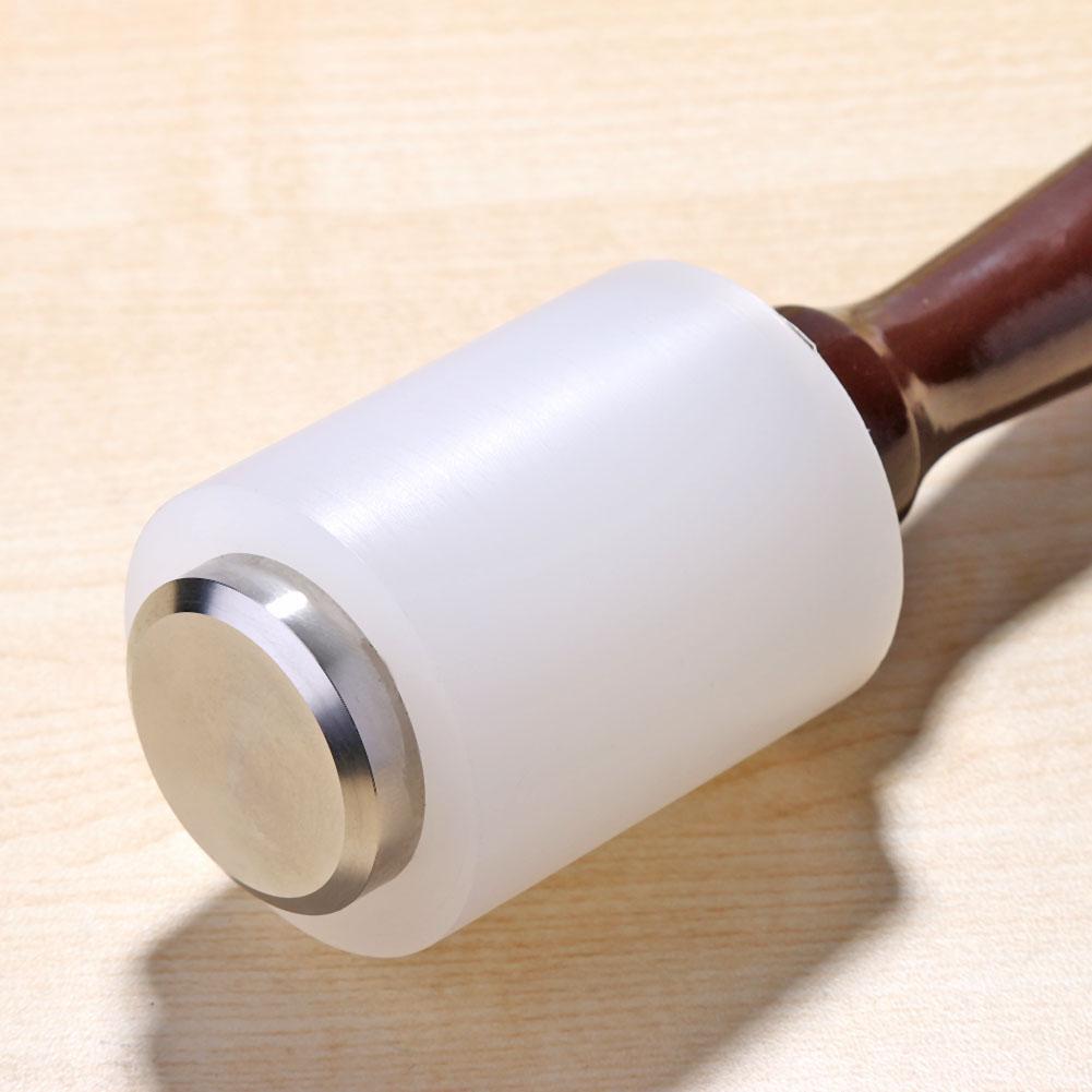 Wood Handle Leather Carving Cutting Engraving Hammer Craft Stamping Tools Punching Cutting Tools For Stamping Sew Leather Craft