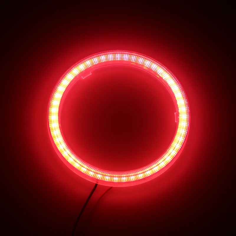 COB phare LED ange yeux ampoule Halo anneau lampe voiture diurne DRL antibrouillard DC 12V style lumière lumières décoratives: Lavande / 10W