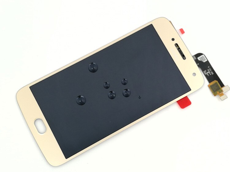 Shyueda 100% For Motorola Moto G5 PLUS XT1680 XT1681 XT1682 XT1683 XT1684 XT1685 XT1686 XT1687 IPS LCD Display Touch Screen: Gold Without frame