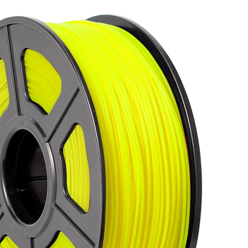 EasyThreed – Filament pour imprimante 3D, consommable d&#39;impression en plastique PLA, jaune, noir, blanc, bleu, 1.75mm de diamètre, poids 0.5KG: 500g Yellow