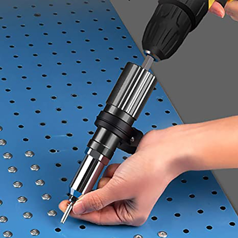 Rivet électrique sans fil, outil de rivetage d&#39;écrou, perceuse de rivetage sans fil, adaptateur Insert d&#39;écrou, outil multifonction à ongles, Rivet automatique