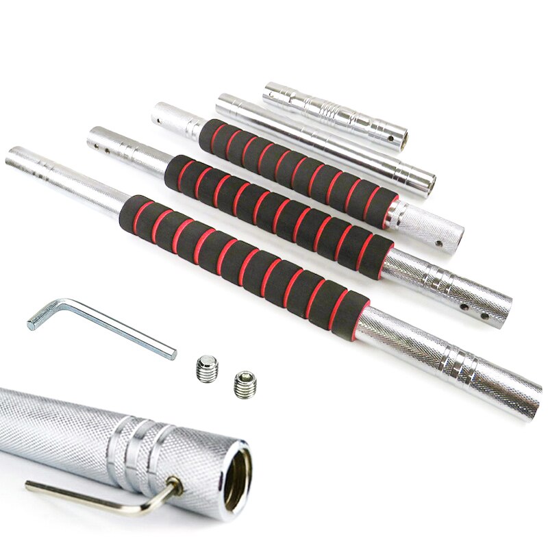 Adjustable Dumbbell Bar Connector Barbell Extension Rod For 25mm Solid Dumbbell Bar Weight Lifting Strength Training Attachments