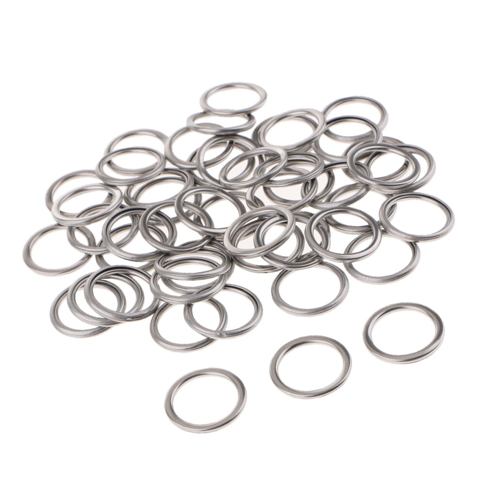 50x Metal Oil Drain Plug Gaskets 12157-10010 For Toyota 4Runner Highlander