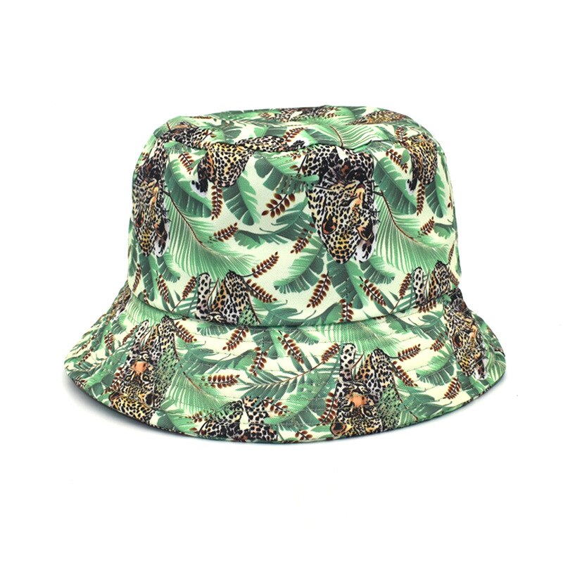 Zomer Print Emmer Hoed Blauwe Hemel Wolken Vlam Visser Hoed Voor Vrouwen Mannen Panama Hoed Bob Outdoor Reizen Strand zon Cap: G
