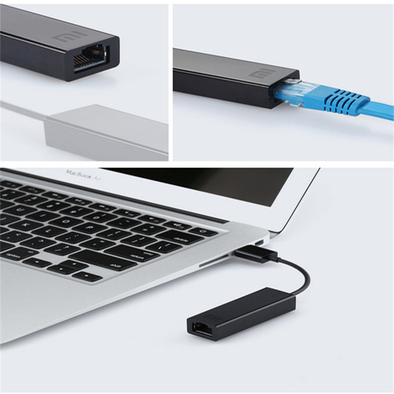 Xiaomi Multifunctionele Netwerk Kabel Conversie Interface Originele Voor Apple Laptop Usb Nic Desktop Transfer Networ Vrijstelling