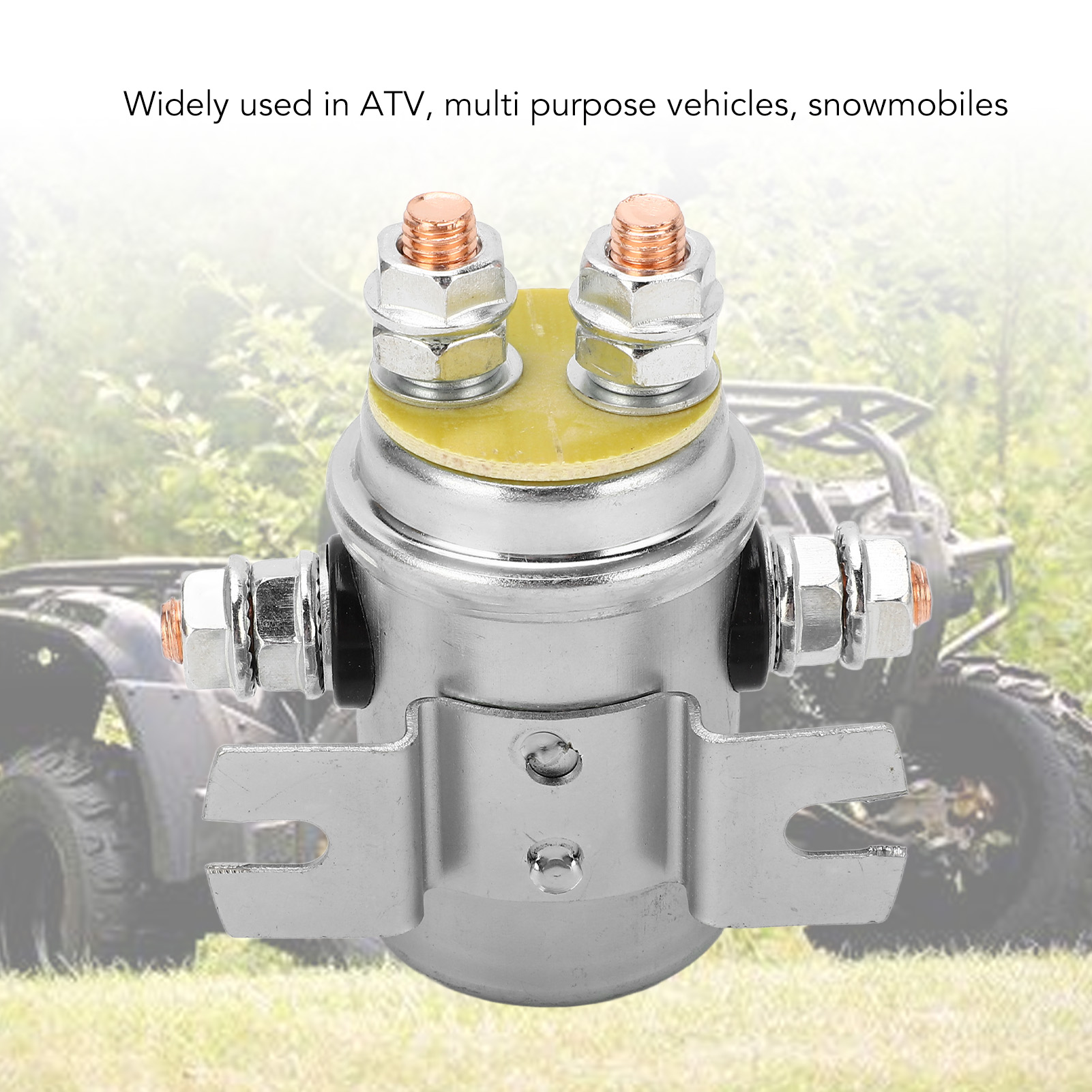 Elektrisk vinschrelä 300a vattentätt startrelä tillbehör för terrängfordon atv 12v vattentätt relä