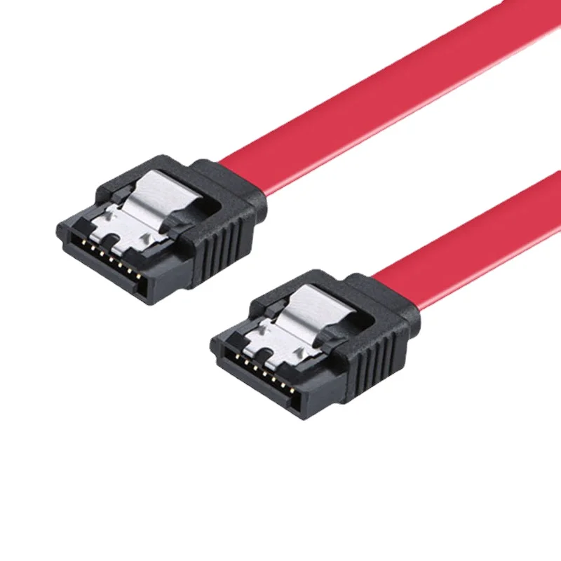 Cable SATA 3,0 a unidad de disco duro SSD HDD Sata 3 Cable recto de ángulo recto para placa base Asus MSI Gigabyte Cable de alta velocidad: Grey