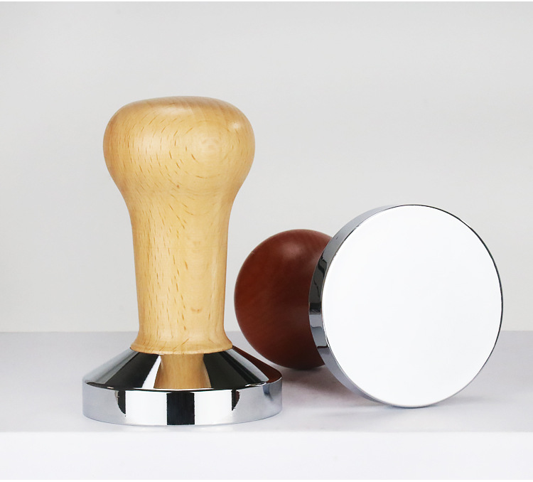 Solid Wood Coffee Press, Stainless Steel Coffee Press, Press Hammer, Coffee Machine Accessories