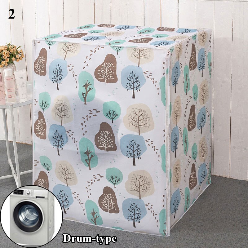 Top Loading/Front Loading Washing Machine Cover For Drum Washing Machine Waterproof Case Dust Cover Washing Machine Dust Cover: 2