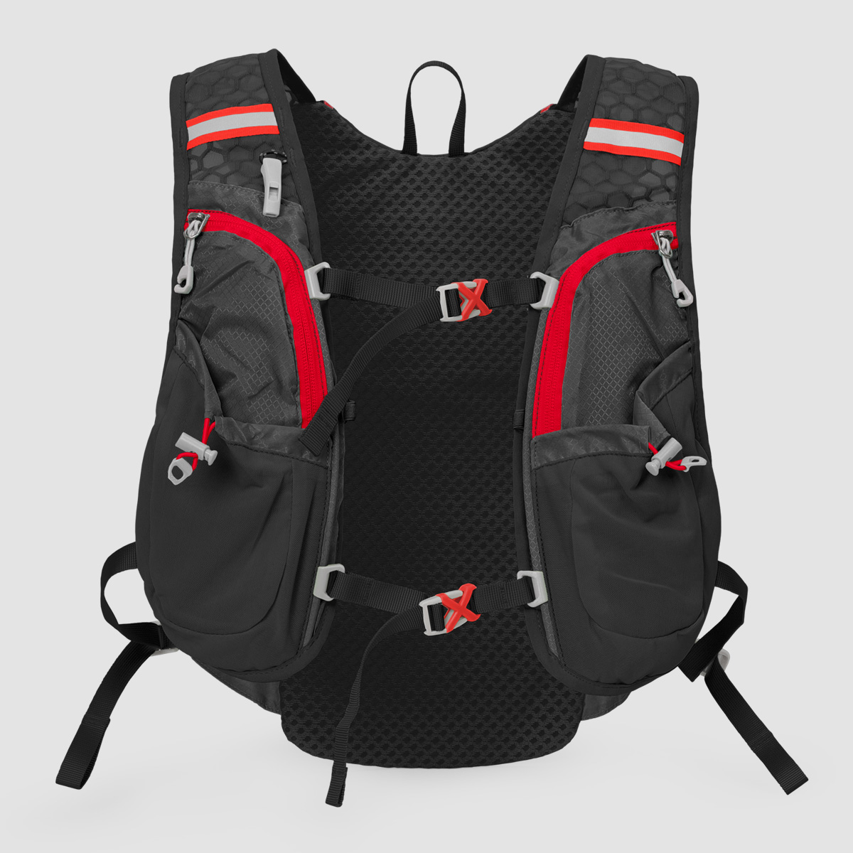 Trailrunning-Ultraleichter 5L Rucksack, Lauf-Hydrationsweste, Marathon-, Fahrrad 1,5L 2L Wasserbeutel