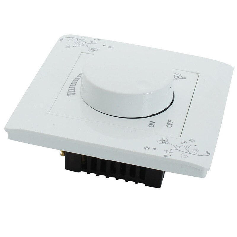 Licht Dimmer Verstelbare Helderheid Controller Lamp Licht Helderheid Muur Schakelpaneel Ac 110-250V