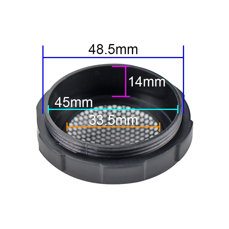 Ghxamp 2PCS 1.5 pollici Auto Tweeter Altoparlante Griglia di Copertura Della Maglia Custodia Portatile Net di Alta-end TREBLE Altoparlante Borsette 48.5 MILLIMETRI