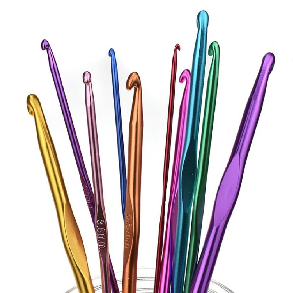 100pcs Crochet Hook Set Yarn Knitting Needles Sewing Tools Full Set DIY Crochet Craft Tools