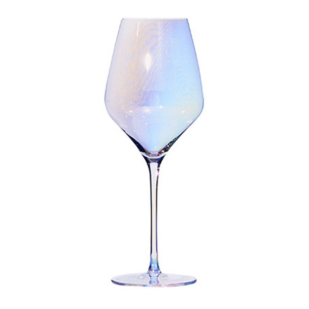 Gobelet arc-en-ciel coupe coloré cristal Champagne verre couleur rouge vin verre Ion placage verre à vin: A