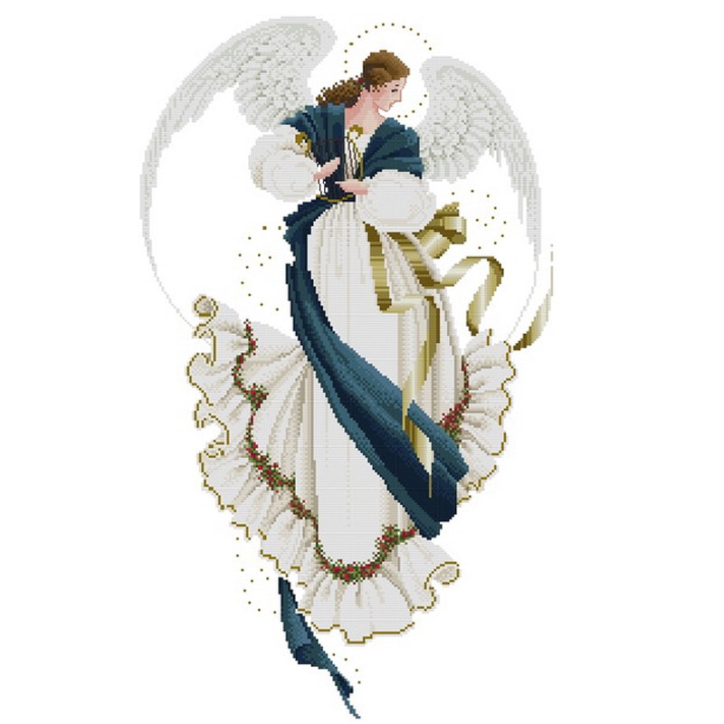 Top Mooie Mooie Telpatroon Engel Van Hoop Blauw En Wit Fairy Angel De La Esperanza