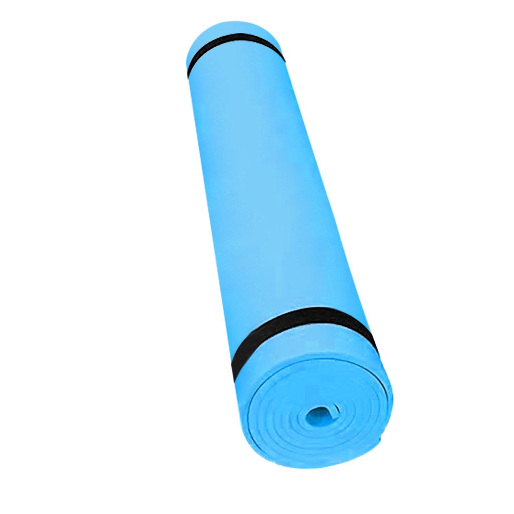 Yoga Mat Pvc Yoga Matten Anti-Slip Deken Gymnastiek Sport Gezondheid Afvallen Fitness Oefening Pad Sport Yoga Mat: Blue