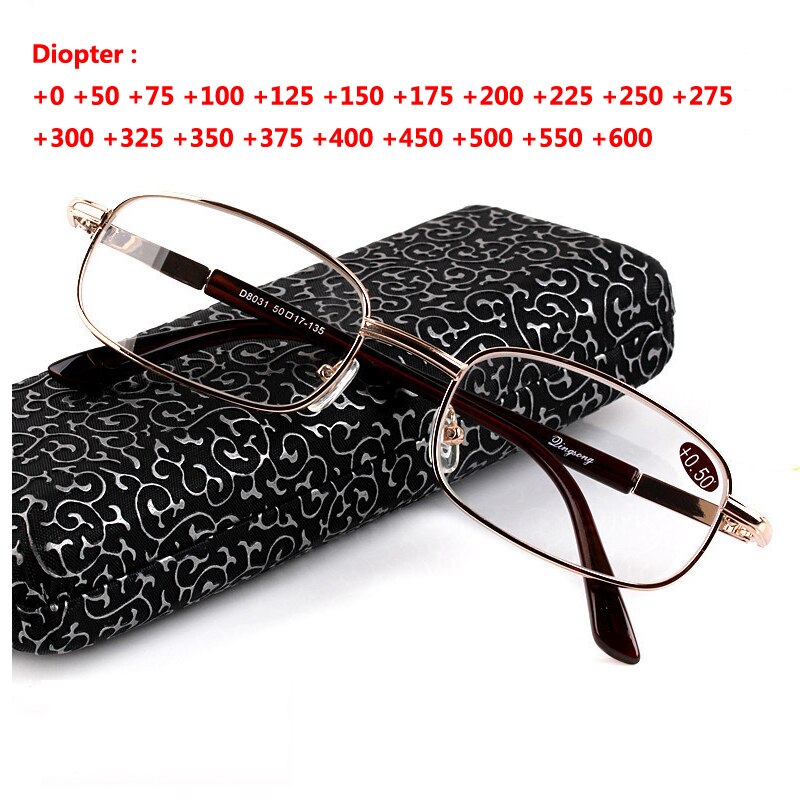 Lesebrille + 50 + 75 + 100 + 125 + 150 + 175 200 + 225 + 250 + 275 + 325 + 350 + 375 + 400 + 450 + 500 + 550 weitsichtig Brillen