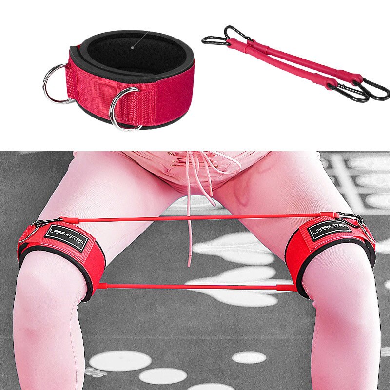Weerstand Band Leggings Gesp Leggings Perzik Billen Fitness Oefening Training Billen Om Vet Te Verminderen