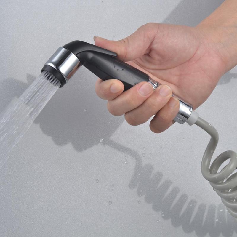Handheld Bidet Kraan Spuit Roestvrij Staal Badkamer Hand Bidet Spraye Set Wc Zelfreinigende Douchekop Geen Punch
