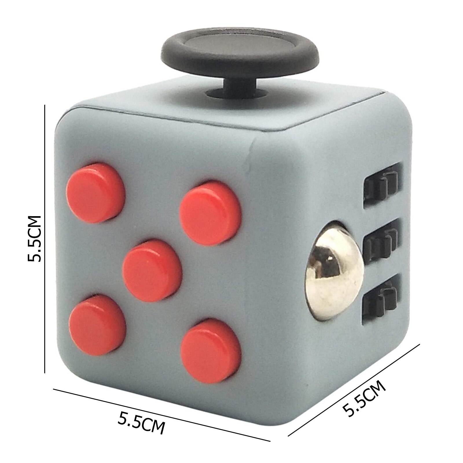 Decompression Toy Anti-Anxiety Children Desk Decompression Cube Button Sound Rolling Joystick Button Decompression Toy: I