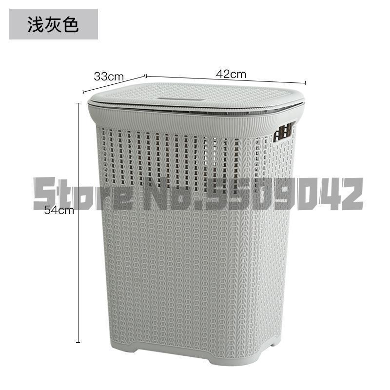 Extra large hamper plastic laundry basket laundry bucket dirty clothes tweezers rattan household bathroom dirty clothes storage: a2