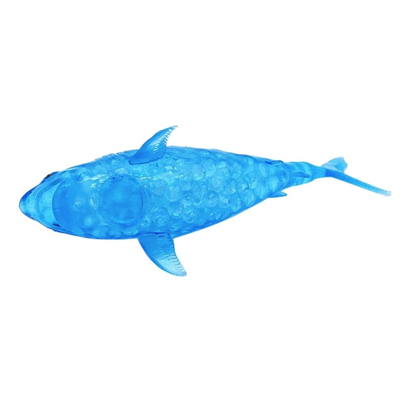 Kawaii delfin hai dekompresjon leker dyr svampaktig anti stress klype perle stress ball klembar stress avlastning leketøy barn