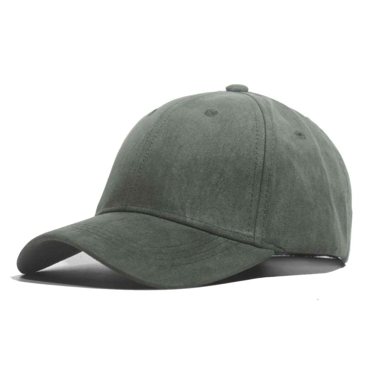 Casquette de Baseball en Daim pour Homme et Femme, Chapeau Solide, Jaune, Vert, Bon Marché, de