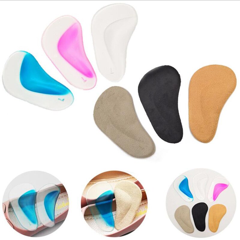 1 paar Orthopädische Bogen Orthesen Unterstützung Einlegesohle Fuß Platte Flatfoot Korrektor Schuh Kissen Fußpflege EinfüGen Einlegesohlen Silikon Gel