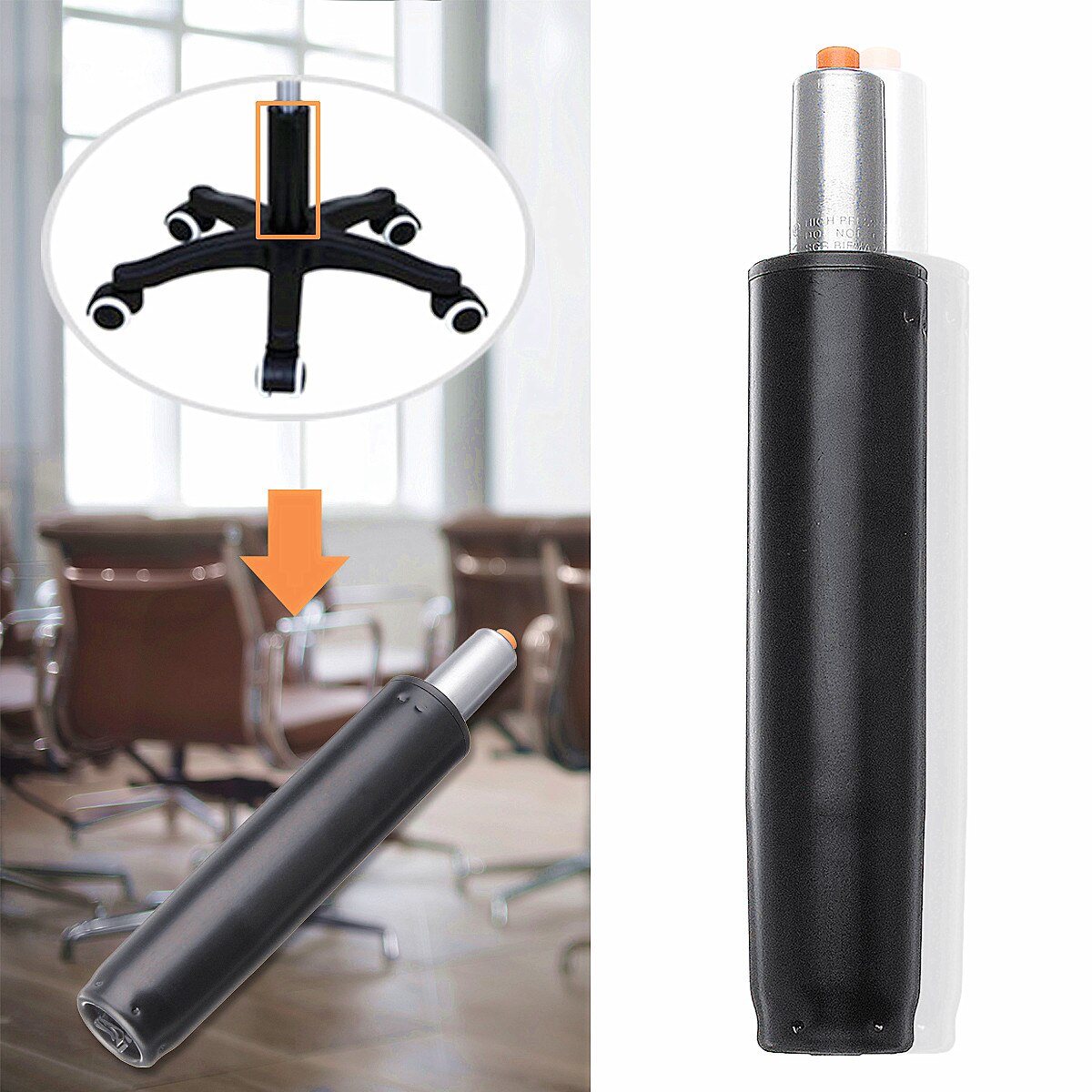 Heavy 11'' Pneumatic Rod Gas Lift Cylinder Chair Replacement Accessories For General Office Chairs Bar Computer Chairs