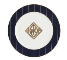 Blue dinner plate bone china dessert plate for steak kitchenware: 205mm plate