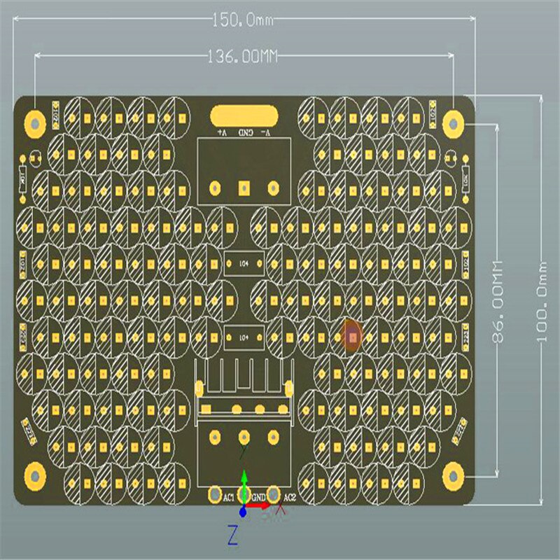 Dual Energie Filter Gleichrichter Filter Bord 50V / 63V 25000UF * 2 50000UF parallel Niedrigen ESR große Reservoir Großen Dynamischen Filter