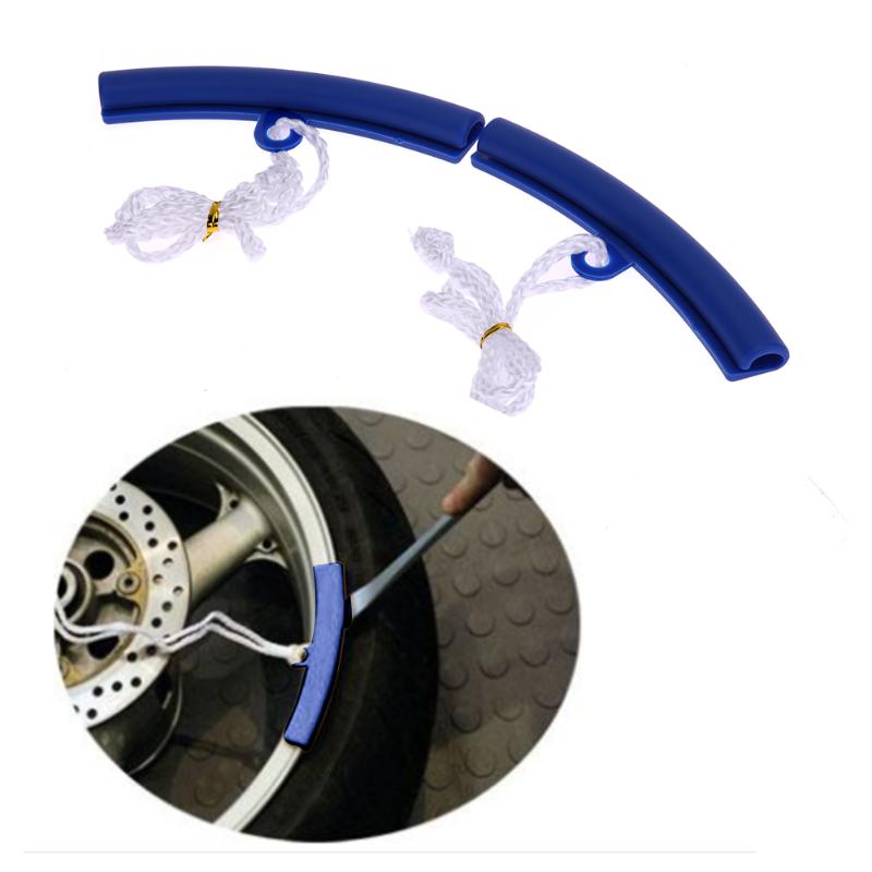 Protecteur de bord de jante de roue, 2 pièces, universel, pour moto