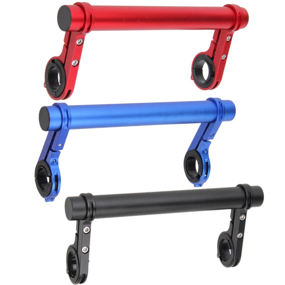 Extensor de manillar de bicicleta de aleación de aluminio de 20CM, soporte de luz delantera para bicicleta de montaña, lámpara, accesorios para linterna