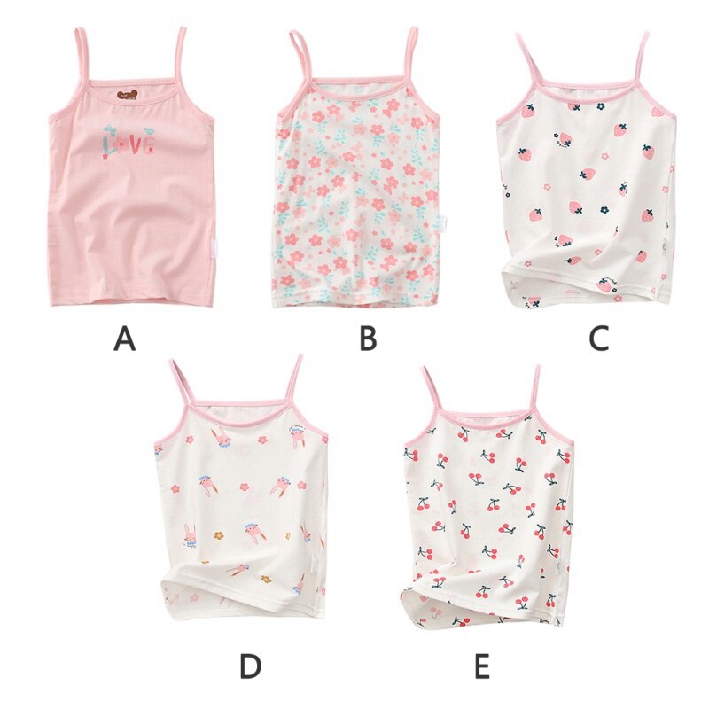 Sommer Baby Unterhemd freundlicher unterwäsche Mädchen Hemd Karikatur Baumwolle T-Shirt oben Leibchen freundlicher Panzer s