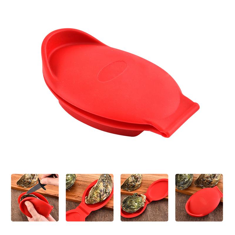 1Pc Oyster Shucking Hand Clip Oyster Shucker Shellfish Opener Tool Kitchen Tool Hand Guard Opening Tool