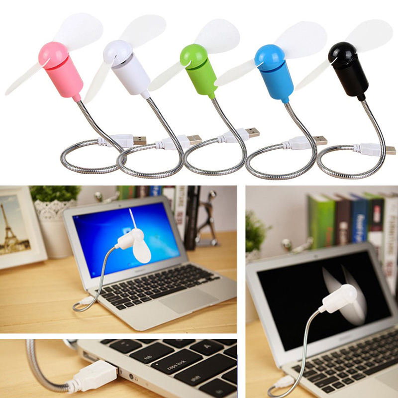 Mini USB Fan Strong Wind Cooling For Notebook Laptop Computer Cooling Flexible USB Gadgets Fan Plug and Play Portable USB Fan