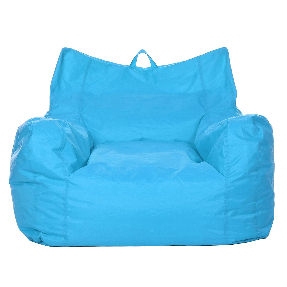 1pc komfortable dovne sofaer betræk stole uden fyldstof 420d oxford klud vandtæt liggestol sæde sækkestol pose puff puff sofa tatami: Blå